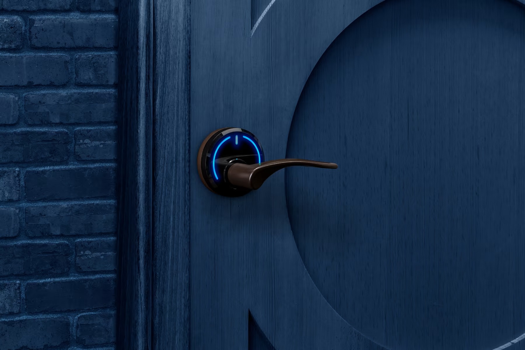 Onity Serene lock angeled blue d